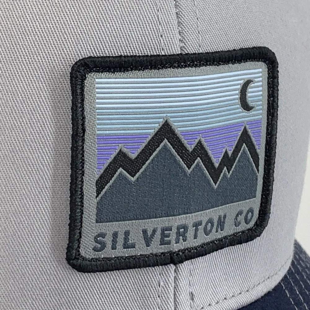 Silverton CO Colorado Trucker Hat Gray Mesh Patch Richardson 112 Snapback Cap